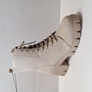 Maurices "NEW" Y2K Faux Suede Retro Chunky Heel Platform Lug Sole Boots Size 11